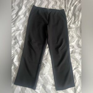 Women’s black straight leg dress pants